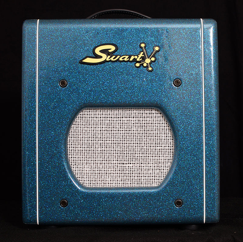 Used Swart Space Tone Atomic Jr. Blue Sparkle With Night Light Jr.-Brian's Guitars