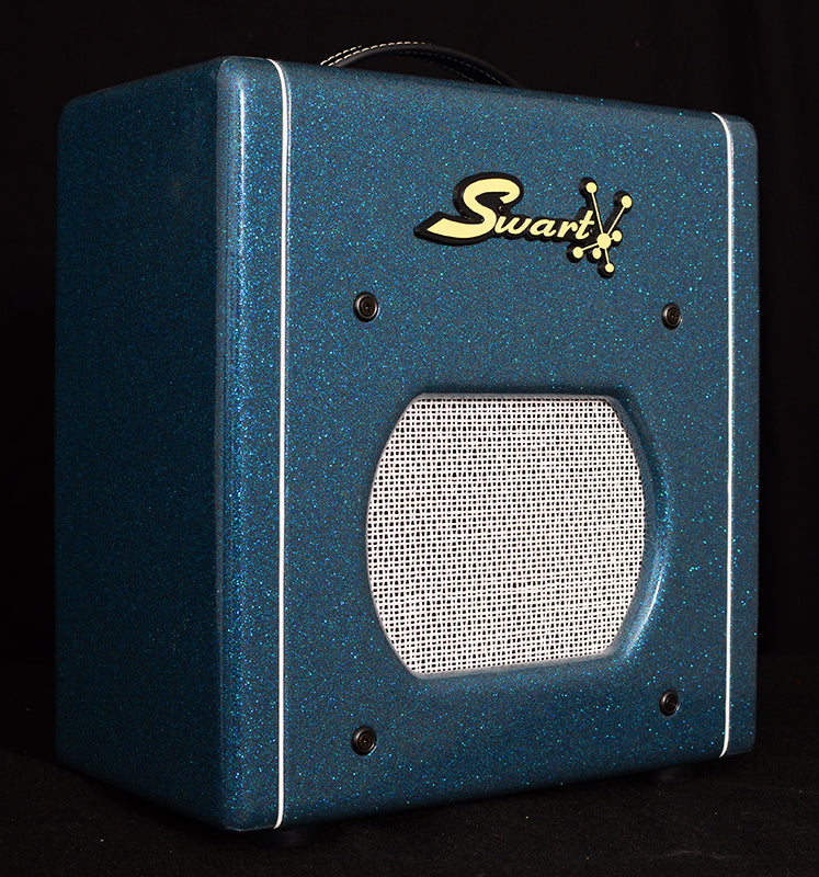 Used Swart Space Tone Atomic Jr. Blue Sparkle With Night Light Jr.-Brian's Guitars