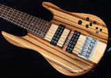 Used Fodera Anthony Jackson AJ6 Contrabass 6 String Zebrawood-Brian's Guitars