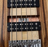 Used Fodera Anthony Jackson AJ6 Contrabass 6 String Zebrawood-Brian's Guitars