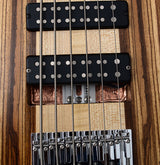 Used Fodera Anthony Jackson AJ6 Contrabass 6 String Zebrawood-Brian's Guitars