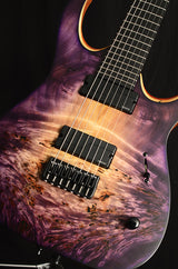 Mayones Duvell Elite 7 Natural To Purple Burst-Brian's Guitars
