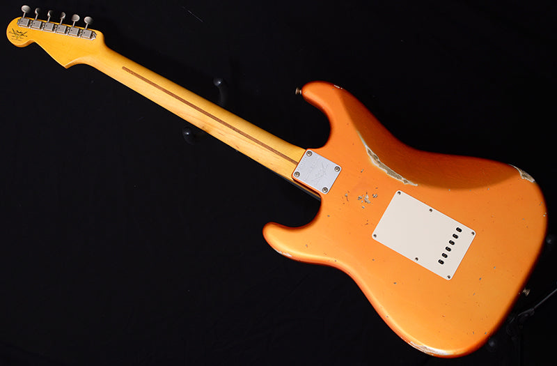 Fender Custom Shop Dual Mag Relic Stratocaster Faded Candy Tangerine-Brian's Guitars
