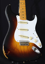 Fender Custom Shop 1957 Relic Hardtail Stratocaster Faded 2 Tone Sunburst-Brian's Guitars