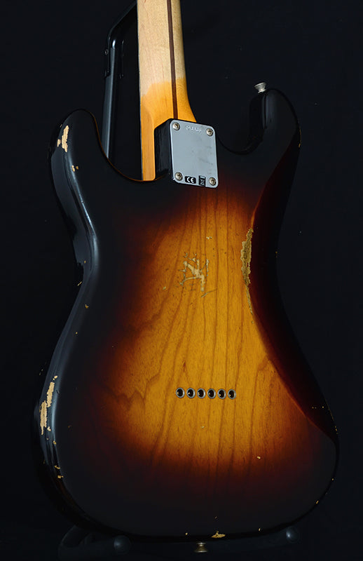 Fender Custom Shop 1957 Relic Hardtail Stratocaster Faded 2 Tone Sunburst-Brian's Guitars
