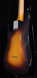 Fender Custom Shop 1957 Relic Hardtail Stratocaster Faded 2 Tone Sunburst-Brian's Guitars