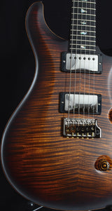 Paul Reed Smith Wood Library Custom 24 Satin Black Gold Burst-Brian's Guitars