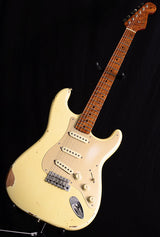 Used Fender Custom Shop 1957 Roasted Relic Stratocaster Aged Vintage White-Brian's Guitars