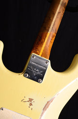 Used Fender Custom Shop 1957 Roasted Relic Stratocaster Aged Vintage White-Brian's Guitars