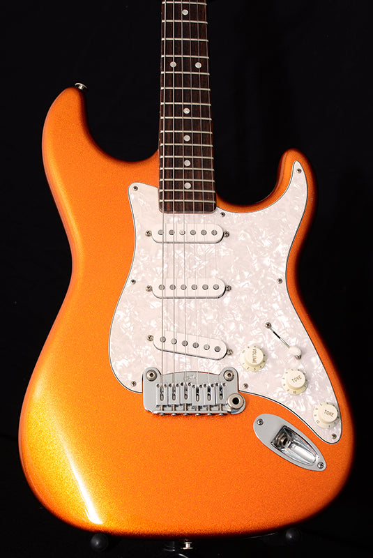 Fender Limited Leather Strap - Tangerine – Walt Grace Vintage