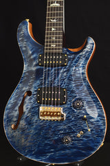 Paul Reed Smith Wood Library 408 Semi-Hollow Faded Whale Blue-Brian's Guitars