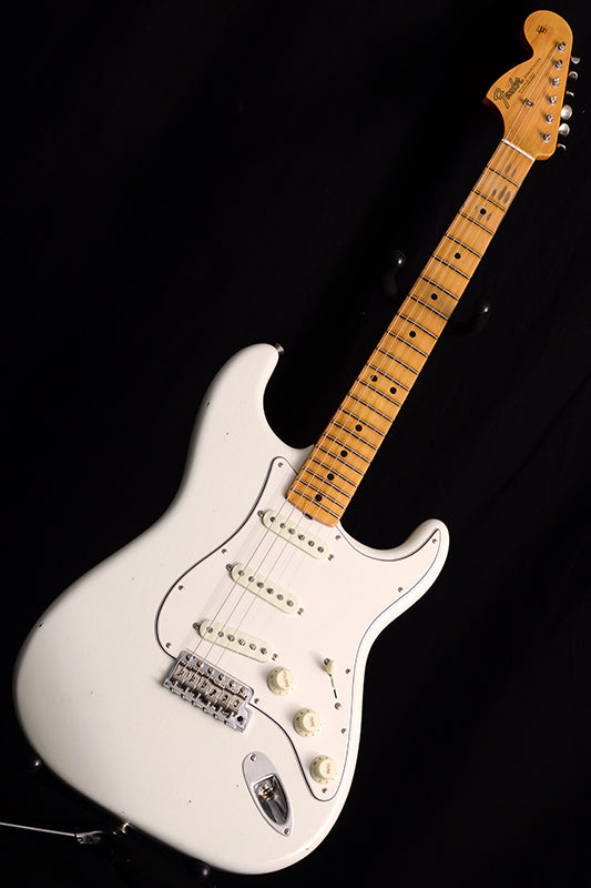 Fender Custom Shop Jimi Hendrix Voodoo Child Stratocaster Journeyman Relic Olympic White-Brian's Guitars