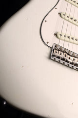 Fender Custom Shop Jimi Hendrix Voodoo Child Stratocaster Journeyman Relic Olympic White-Brian's Guitars