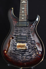 Paul Reed Smith Wood Library 408 Semi-Hollow Charcoal Tri Color Burst-Brian's Guitars