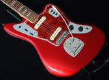 Used Fender Jaguar 50th Anniversary Candy Apple Red-Brian's Guitars