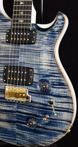 Paul Reed Smith Wood Library 408 Semi-Hollow Faded Whale Blue-Brian's Guitars