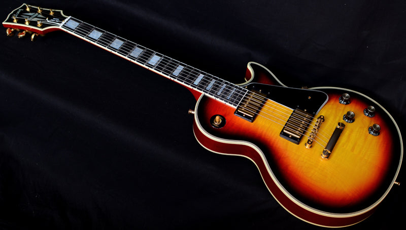Used Gibson Custom 1968 Reissue Les Paul Custom Flame Top-Brian's Guitars