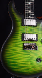 Paul Reed Smith Wood Library Custom 24 Satin Eriza Verde Smokeburst-Brian's Guitars