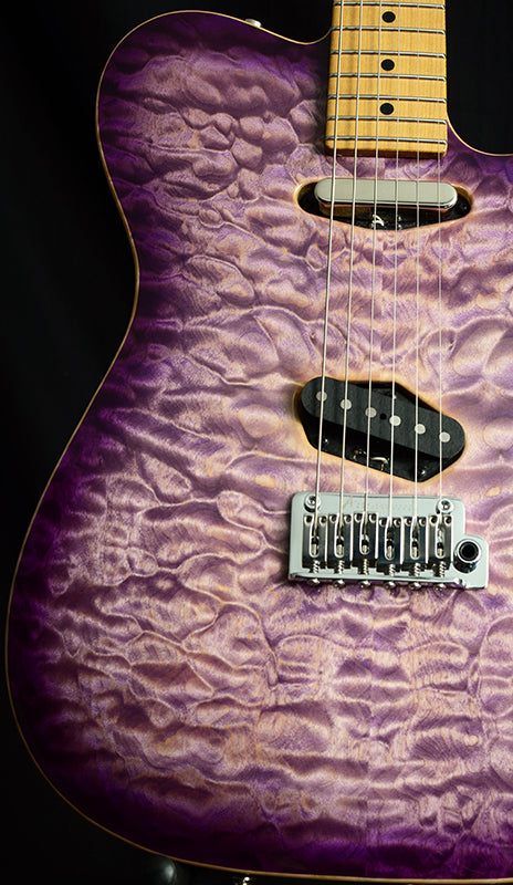 Used Tom Anderson Top T Shorty Hollow Natural Purple Burst