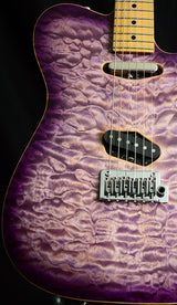 Used Tom Anderson Top T Shorty Hollow Natural Purple Burst-Brian's Guitars