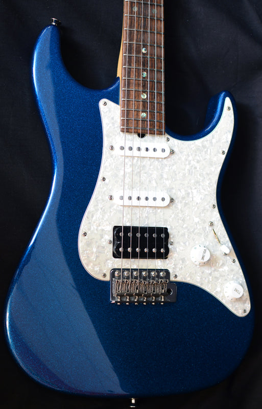 Used Suhr Standard Blue Sparkle Metallic-Brian's Guitars