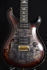 Paul Reed Smith Wood Library 408 Semi-Hollow Charcoal Tri-Color Burst-Brian's Guitars