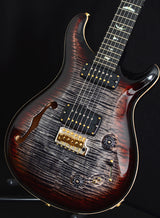 Paul Reed Smith Wood Library 408 Semi-Hollow Charcoal Tri-Color Burst-Brian's Guitars