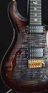 Paul Reed Smith Wood Library 408 Semi-Hollow Charcoal Tri-Color Burst-Brian's Guitars