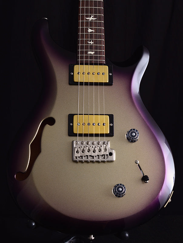 Used Paul Reed Smith S2 Custom 22 Semi-Hollow Silver Metallic Purple Burst-Brian's Guitars