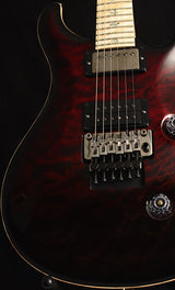 Paul Reed Smith Wood Library Custom 24 Floyd Brian's Limited Fire Red Black Fade Smokeburst-Brian's Guitars