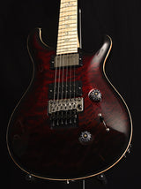 Paul Reed Smith Wood Library Custom 24 Floyd Brian's Limited Fire Red Black Fade Smokeburst-Brian's Guitars