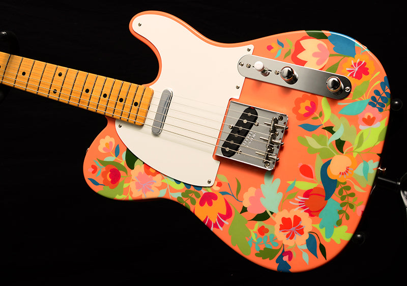 Fender Madison Roy Floral '54 Telecaster | Unique Electric Guitar