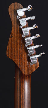 Used Melancon Custom Artist T Trans Blue Burled Maple-Brian's Guitars