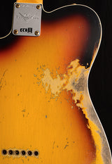 Fender Custom Shop 1964 Telecaster Custom Heavy Relic Faded 3 Tone Sunburst-Electric Guitars-Brian's Guitars