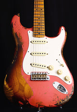 Fender Custom Shop 1957 Stratocaster Heavy Relic NAMM Limited Tahitian Coral Over 2 Tone Sunburst-Brian's Guitars