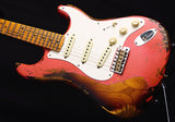 Fender Custom Shop 1957 Stratocaster Heavy Relic NAMM Limited Tahitian Coral Over 2 Tone Sunburst-Brian's Guitars