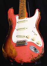Fender Custom Shop 1957 Stratocaster Heavy Relic NAMM Limited Tahitian Coral Over 2 Tone Sunburst-Brian's Guitars