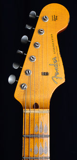 Fender Custom Shop 1957 Stratocaster Heavy Relic NAMM Limited Tahitian Coral Over 2 Tone Sunburst-Brian's Guitars