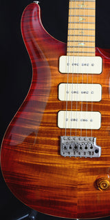 Used Paul Reed Smith Custom 22 3 P90 Dark Cherry Sunburst-Brian's Guitars