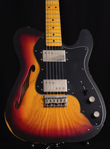 Nash T72 TL Thinline 3 Tone Sunburst-Brian's Guitars