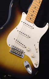 Used Fender Custom Shop 1956 Stratocaster Relic Two Tone Sunburst-Brian's Guitars