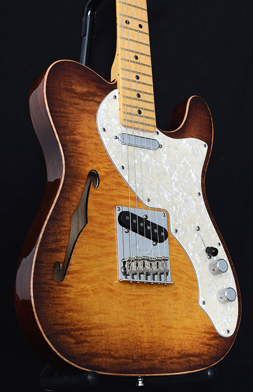 Used Fender American Select Thinline Telecaster Violin Burst-Brian's Guitars