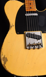 Fender Custom Shop '51 Nocaster Heavy Relic Faded Nocaster Blonde-Brian's Guitars