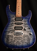 Tom Anderson Angel Natural Black To Dark Blue Burst-Brian's Guitars