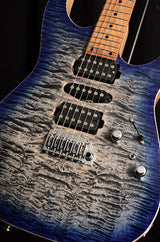 Tom Anderson Angel Natural Black To Dark Blue Burst-Brian's Guitars