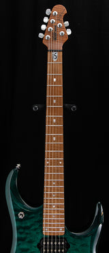 Used Ernie Ball Music Man JP-15 Teal Burst Quilt