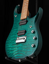 Used Ernie Ball Music Man JP-15 Teal Burst Quilt