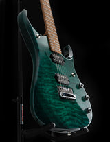 Used Ernie Ball Music Man JP-15 Teal Burst Quilt