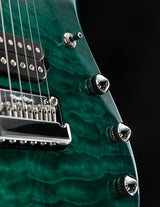 Used Ernie Ball Music Man JP-15 Teal Burst Quilt