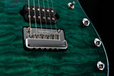 Used Ernie Ball Music Man JP-15 Teal Burst Quilt